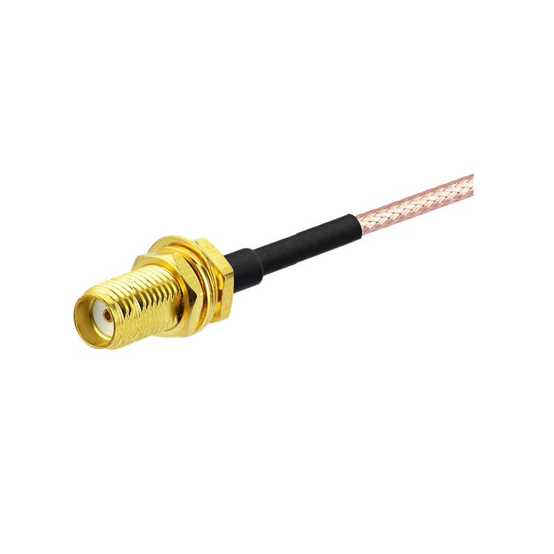 SMA Female Bulkhead St. Connector With RG316 Cable (L-10CM) + Open End SMA Female Bulkhead St. Connector With RG316 Cable (L-10CM) + Open End