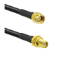 SMA Male St. Connector With RG58 Cable (L-1Mtr) + SMA Female Bulkhead St. Connector SMA Male St. Connector With RG58 Cable (L-1Mtr) + SMA Female Bulkhead St. Connector