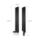 5.8GHz 8dBi Rubber Duck Paddle Antenna With SMA Male Movable Connector 5.8GHz 8dBi Rubber Duck Paddle Antenna With SMA Male Movable Connector