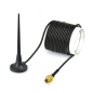 4G 3dBi Rubber Magnetic Antenna With RG174 Cable (L-3MTR) + SMA Male St. Connector 4G 3dBi Rubber Magnetic Antenna With RG174 Cable (L-3MTR) + SMA Male St. Connector