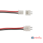 JST Connector 2 Pin 140MM 2515 Pitch 2.54MM WHITE COLOR JST Connector 2 Pin 140MM 2515 Pitch 2.54MM WHITE COLOR