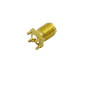 SMA Female Straight PCB Mount Connector Ø0.9 X 2.0H SMA Female Straight PCB Mount Connector Ø0.9 X 2.0H
