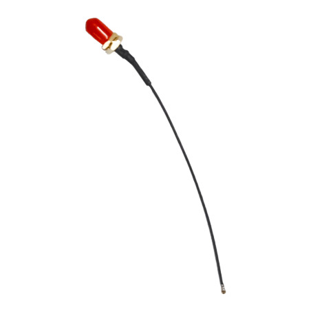 SMA Female Bulkhead St. Connector With 1.13mm Black Cable (L–10CM) + MHF4 Connector