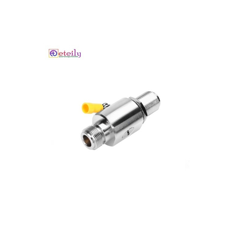 ETEILY DC-3G Lightning Arrestor (N) Female to (N) Female Coaxial Lightning Surge Protector Protection