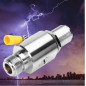 ETEILY DC-3G Lightning Arrestor (N) Female to (N) Female Coaxial Lightning Surge Protector Protection