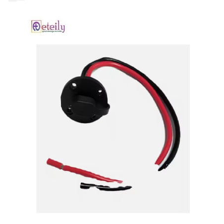 Eteily Quick Disconnect 2 Core AWG12 Silicon Wire Harness Panel Mount Power Custom Cable