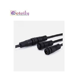 Eteily PVC Cover female M16 and male wire harness waterproof cable assembly