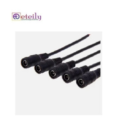 Eteily Wire manufacturer 2pin 2.5 2.1X5.5mm dc power cable plug converter