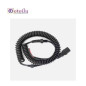 Eteily Customizable high quality Black 3 4 5 6 Core PUR spiral cable coiled wire