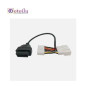 Eteily black OBD2 in 1 extension cable 16 core auto universal OBD2 transfer cable