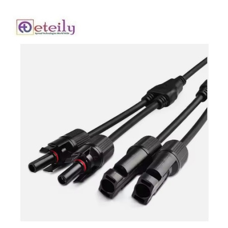 Eteily Solar Dc Photovoltaic Cable 6mm2 Solar Cable Pv Wire Extension With Solar Connector Mc 4 Cable