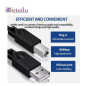 Eteily 10ft USB Printer Cable Bio USB 2.0 A-Male to B-Male Cable USB Type B Lead Scanner Cord Extension Cable