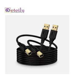 Eteily Custom Bio Usb-a Male To B Male 2.0 Data Charging Cable Usb B Type Printer Cable