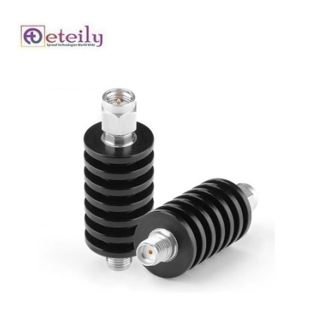 Eteily RF SMA coaxial fixed attenuator,DC to 3GHz/4GHz,10W 1db.2db.3db.5db.6db.10db.20db.30db.40db.50db Attenuator