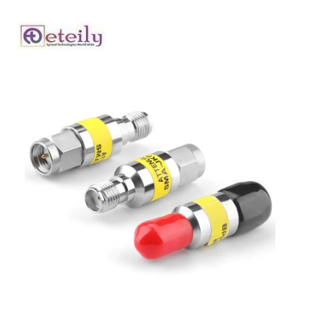 Eteily customized coaxial fixed attenautor,DC to 6GHz,2W 1db.2db.3db.5db.6db.10db.20db.30db.40db.50db Attenuator