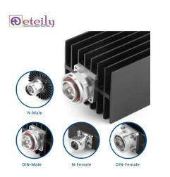 Eteily manufacturer RF Termination loads dummy load 100W DIN 7/16 male connector DC-3GHz dummy load dc