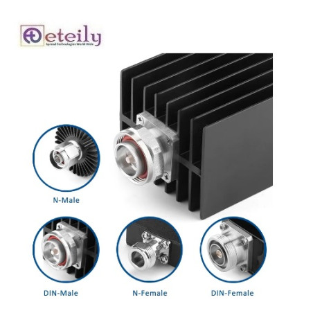 Eteily manufacturer RF Termination loads dummy load 100W DIN 7/16 male connector DC-3GHz dummy load dc