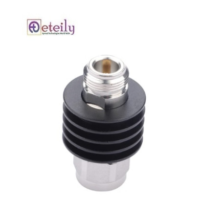 Eteily Fixed 10 Watt 6ghz 20db 15db 10db Bnc 50w 25w 6g N male to n female Coaxial Attenuator 6db