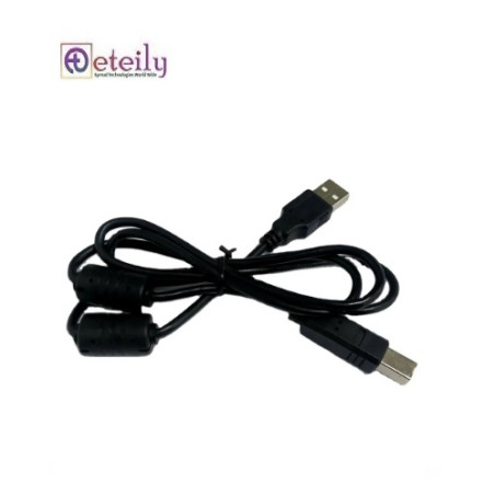 Eteily Plug and play 1.5M BLACK USB2.0 A to USB B Printer cable