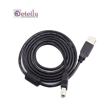 Eteily Plug and play 1.5M BLACK USB2.0 A to USB B Printer cable