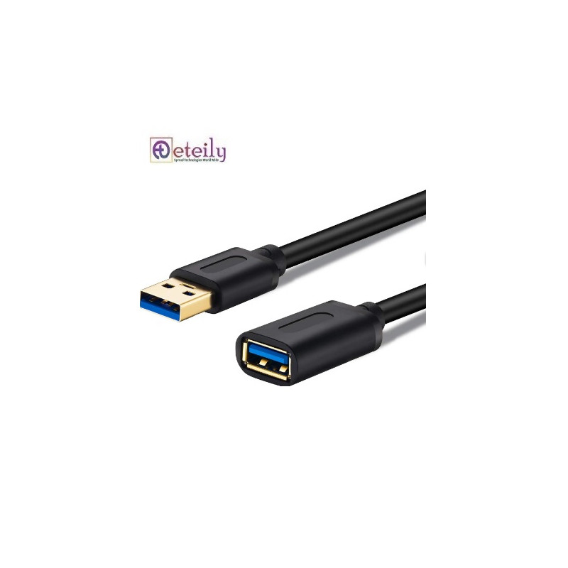 Eteily USB Extension Cable 1m/2m/3m USB Male to Female Lead with Signal Amplification Active Cord Eteily USB Extension Cable 1m/2m/3m USB Male to Female Lead with Signal Amplification Active Cord
