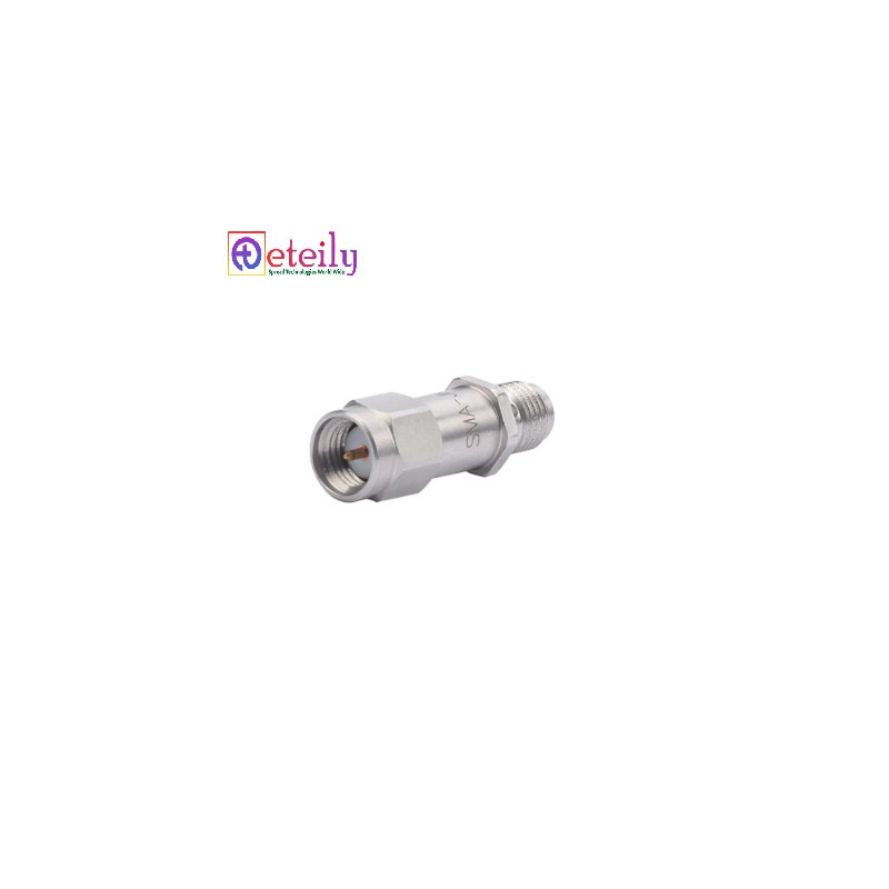 Eteily 18ghz 0-30dB SM A male female Connector 2W Coaxial Fixed RF Attenuator DC-18G Eteily 18ghz 0-30dB SM A male female Connector 2W Coaxial Fixed RF Attenuator DC-18G