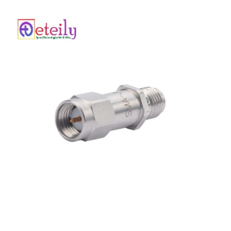 Eteily 18ghz 0-30dB SM A male female Connector 2W Coaxial Fixed RF Attenuator DC-18G