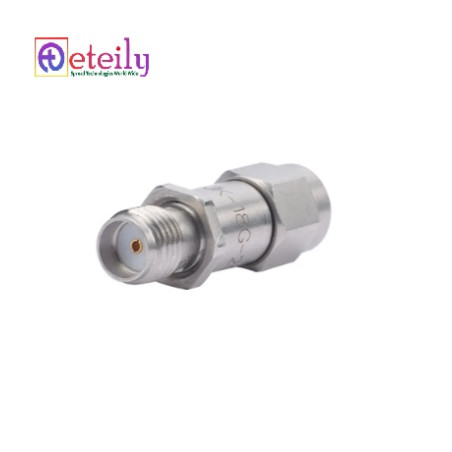 Eteily 18ghz 0-30dB SM A male female Connector 2W Coaxial Fixed RF Attenuator DC-18G