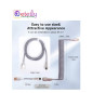 Eteily Usb Data Cable Type C Micro 8Pin Flexible Spring Wire Keyboard Phone Coil Retractable Cable Eteily Usb Data Cable Type C Micro 8Pin Flexible Spring Wire Keyboard Phone Coil Retractable Cable