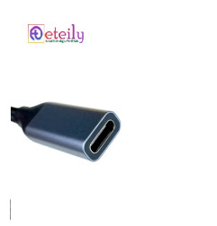 Eteily PD 5a 100w Usb 3.1 Type C Cable 20Gps Usb Fast Data Cable Male To Female 4k Usb Extension Cable