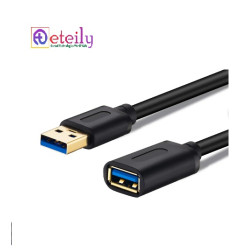 Eteily Tpe Usb C To Type C USB 3.0 Type A Usb Extension Cable Female To Male Lead with Signal Amplification Active Cord