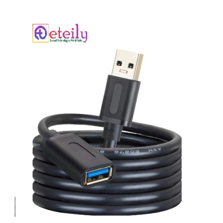 Eteily Tpe Usb C To Type C USB 3.0 Type A Usb Extension Cable Female To Male Lead with Signal Amplification Active Cord