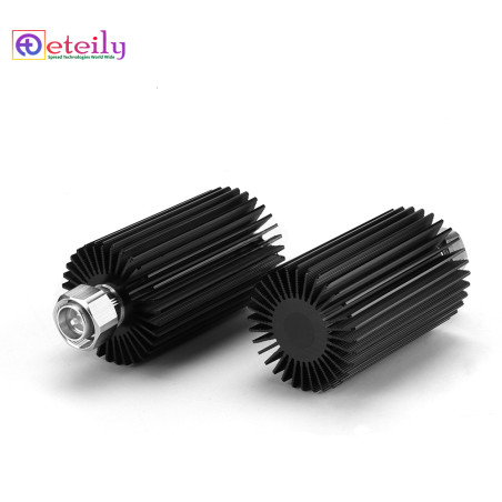 Eteily 4.3-10 male connector DC-3GHz RF Termination loads round dummy load 50W