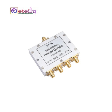 Eteily SMA connector power divider micro power splitter 4 way 2 way 3 way 2Ghz-8Ghz wide band