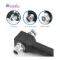 Eteily black color and square shape/circular 698 - 2700MHz N Female 2 Way RF Power Splitter