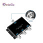 Eteily Low PIM N-Female rf square Micro-Strip 4 way Power Splitter 698-2700MHz