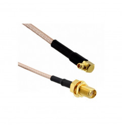 SMA Female Bulkhead St. Connector With RG316 Cable (L-3Mtr) + MMCX Male R/A Connector