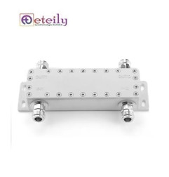 Eteily RF 350-2700MHz 2 IN 2 OUT Hybrid Coupler 500W with 4.3-10 Female Connector 3dB Coupler