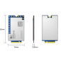 SIMCom SIM8300G-M2 Multi-Band 5G NR/LTE-FDD/LTE-TDD/HSPA+ Module SIMCom SIM8300G-M2 Multi-Band 5G NR/LTE-FDD/LTE-TDD/HSPA+ Module