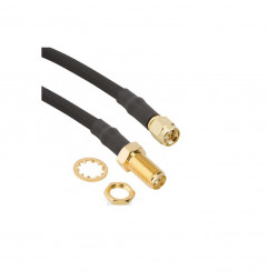 SMA Female Bulkhead St. Connector With HLF240 Cable (L-3Mtr) + SMA Male St. Connector