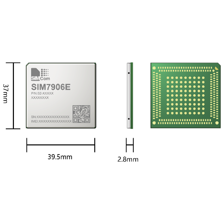 SIMCom SIM7906E LTE Cat 6 Module