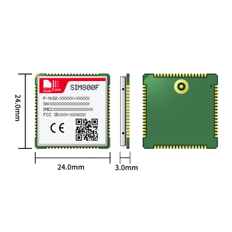 SIMCom SIM800F Quad-band GSM/GPRS Module