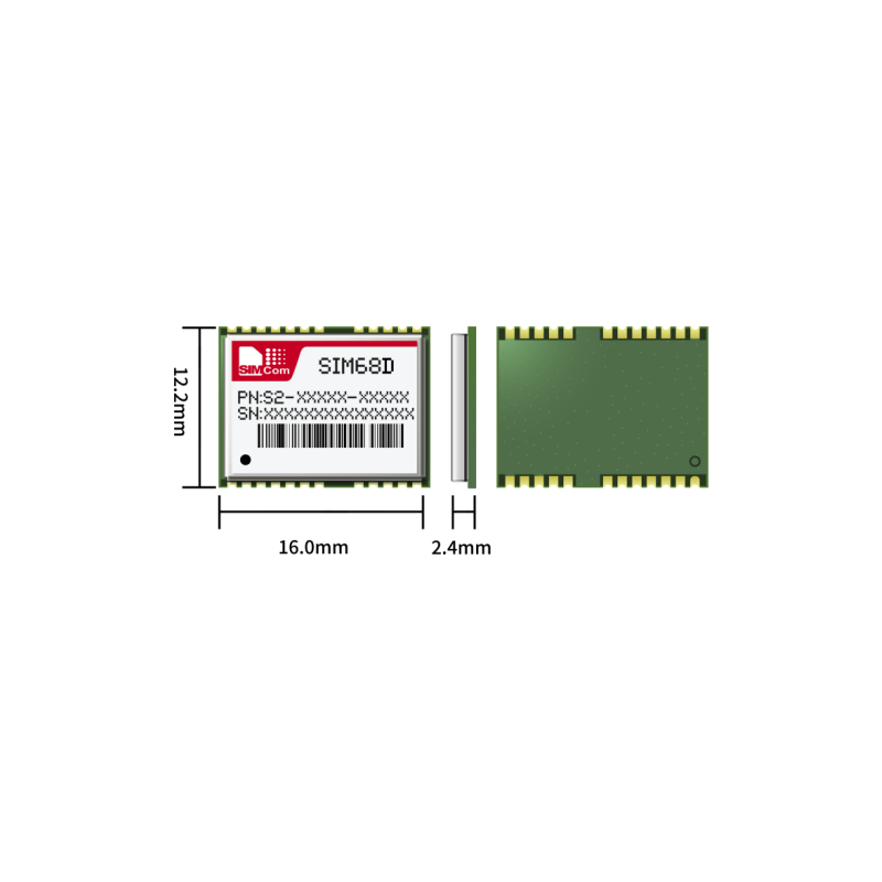 SIMCom SIM68D GNSS Module L1 +L5 Dual-Band