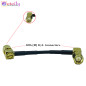 SMA Male Right Angle Connector With LMR100 Cable (L-6CM) + SMA Male Right Angle Connector (Facing Upside)