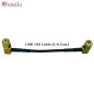 SMA Male Right Angle Connector With LMR100 Cable (L-8.5CM) + SMA Male Right Angle Connector (RX, Facing Downside) SMA Male Right Angle Connector With LMR100 Cable (L-8.5CM) + SMA Male Right Angle Connector (RX, Facing Downside)