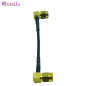 SMA Male Right Angle Connector With LMR100 Cable (L-8.5CM) + SMA Male Right Angle Connector (RX, Facing Downside) SMA Male Right Angle Connector With LMR100 Cable (L-8.5CM) + SMA Male Right Angle Connector (RX, Facing Downside)