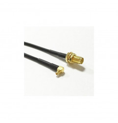 RP SMA Female Bulkhead St. Connector With RG174 (L–3Mtr) + MMCX Male Right Angle Connector