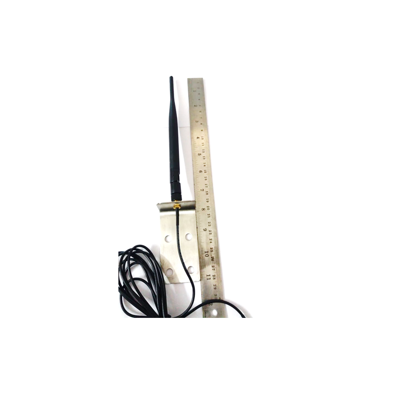 868MHz 5dBi Rubber Duck Antenna with RG174 Cable (L - 3Mtr) + SMA Male St. Connector (with L Bracket) 868MHz 5dBi Rubber Duck Antenna with RG174 Cable (L - 3Mtr) + SMA Male St. Connector (with L Bracket)