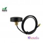 3G Screw Mount Puck Antenna With RG174 Cable (L-3Mtr) + SMA Male St. Connector (46MM)