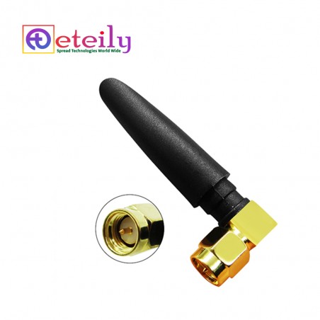 3G 2.5dBi Rubber Duck Antenna With SMA Male R/A Connector